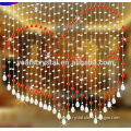 FACTORY BEST SELLING home decor crystal bead dividers glass bead curtain heart shape (R-2319
